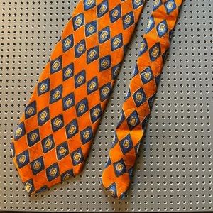Men’s orange Robert Talbot tie